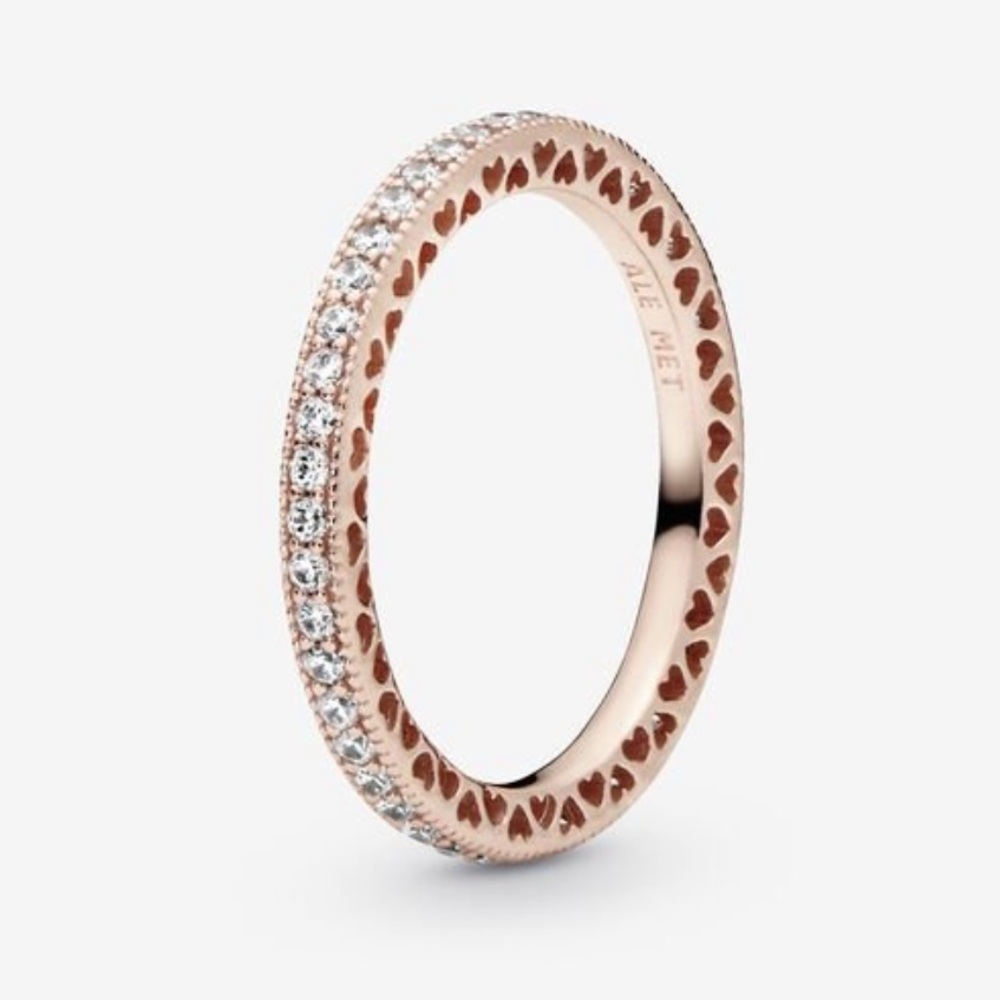 Pandora Sparkle & Hearts Ring